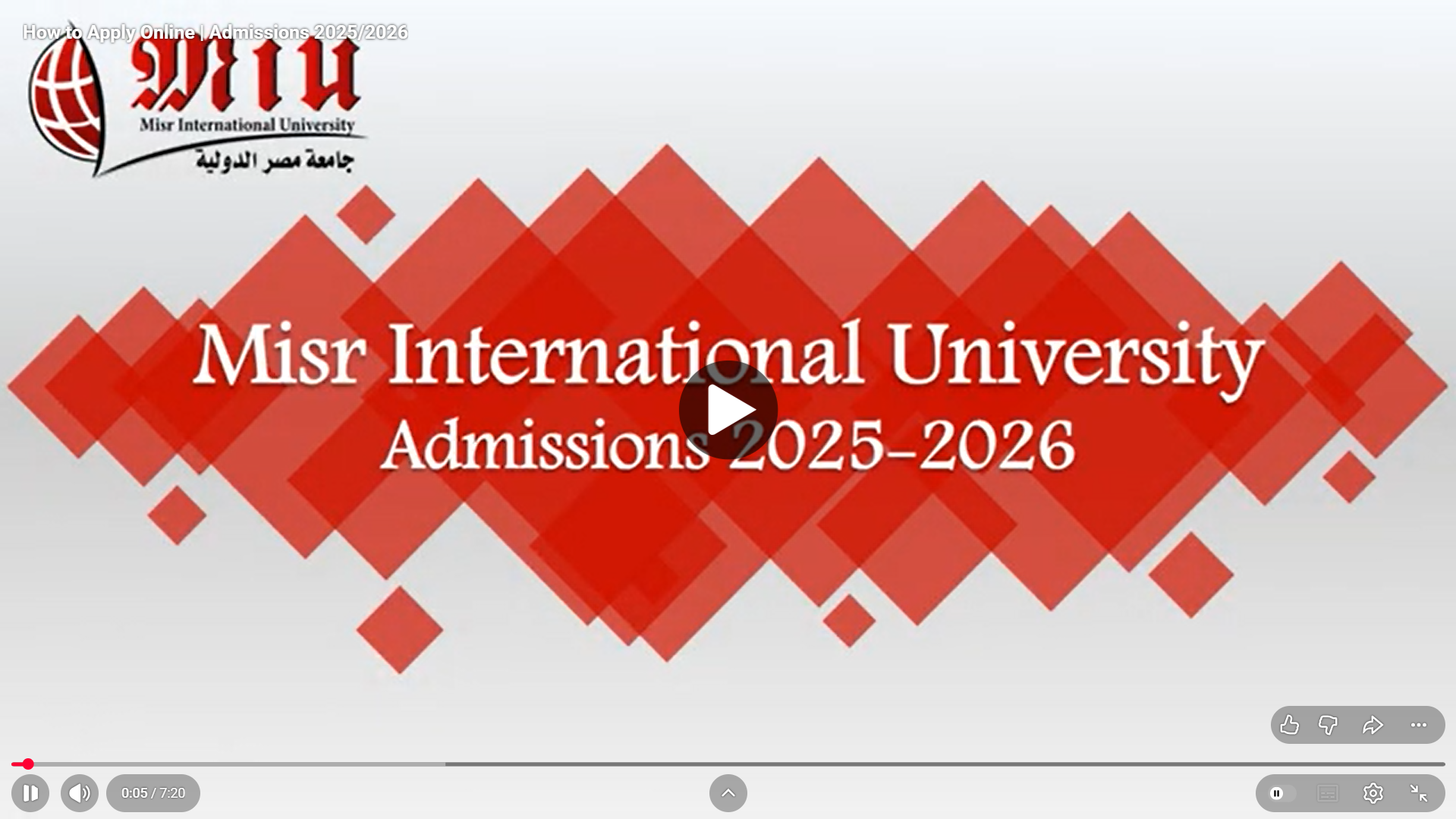 Admission Online Process